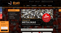 Desktop Screenshot of elko.hu